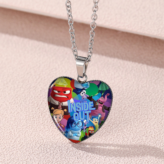 Wholesale Cartoon Alloy Children's Love Necklace JDC-NE-XiangL003