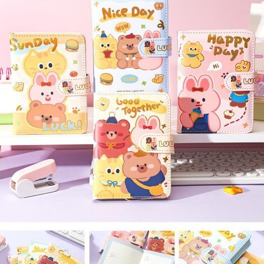 Wholesale Imitation Leather Magnetic Closure Pocket Notebook - Trendy Hand Ledger MOQ≥2