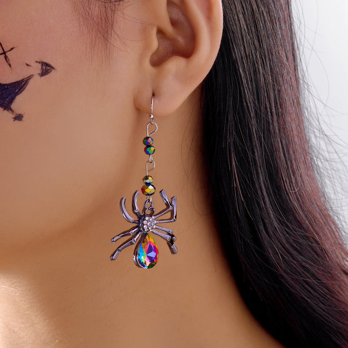 Wholesale Exaggerated Gothic  creative diamond  earrings niche design earrings