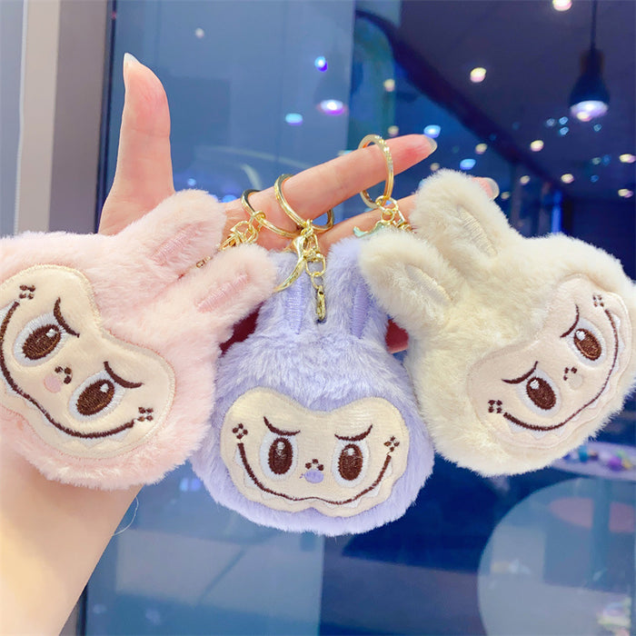 Wholesale cartoon plush cloth doll children's toy pendant bag jewelry keychain