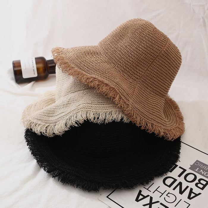 Wholesale Breathable straw hat, sunshade and sun protection fisherman hat, beach hat