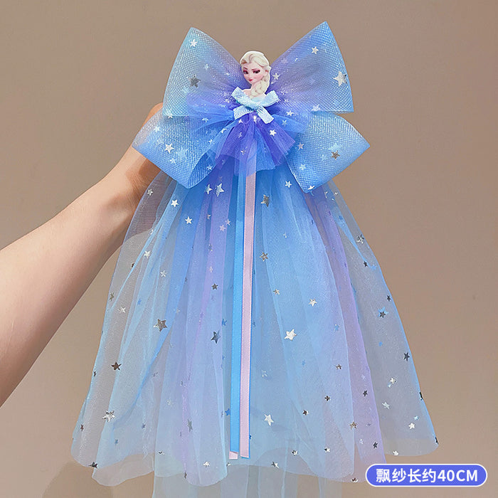 Wholesale Pawl Veil Snow Princess Crown Headwear Hairpin Baby Flower Hair Accessories Hairpin