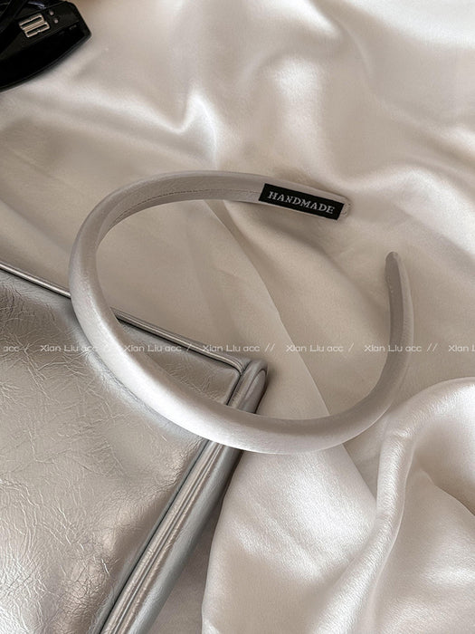 Wholesale Satin headband, new style, wash face headband, stylish and stylish, pressed hair, simple headwear