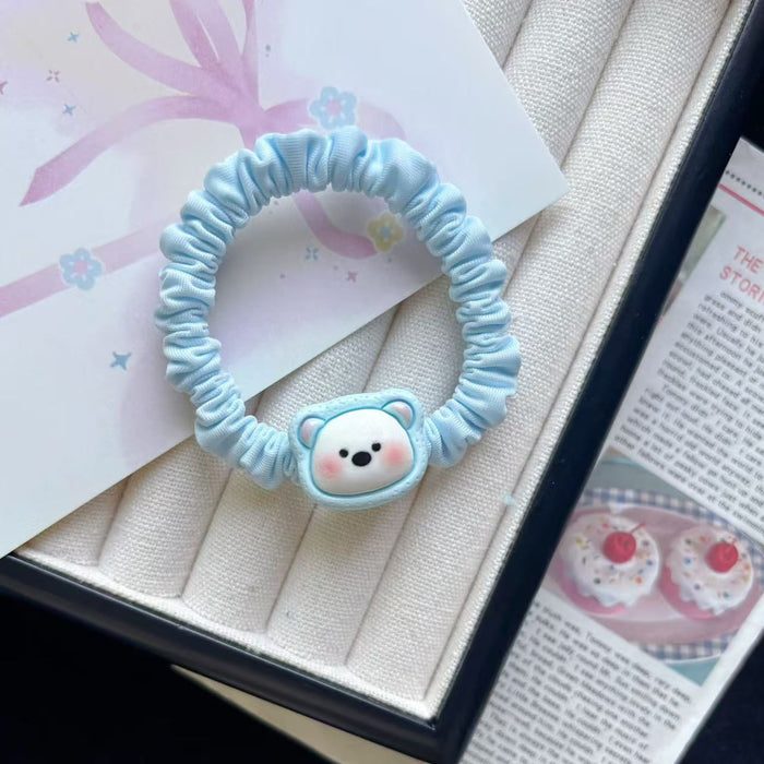 Wholesale Bear Hair Band Cartoon Ponytail Hair Rope Girl Hair Rope Hair Accessories