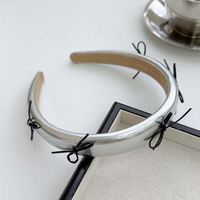 Wholesale Bow Leather Headband JDC-HD-Suim011
