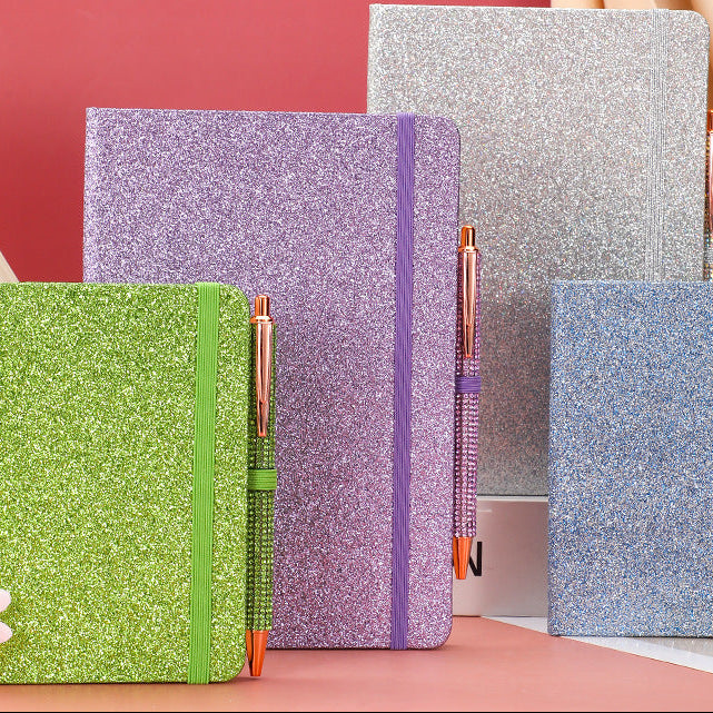 Wholesale Glitter Strap A6 Notebook Colorful Cover Creative Trends