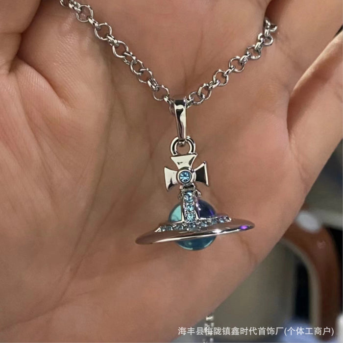 Wholesale UFO necklace sweater chain