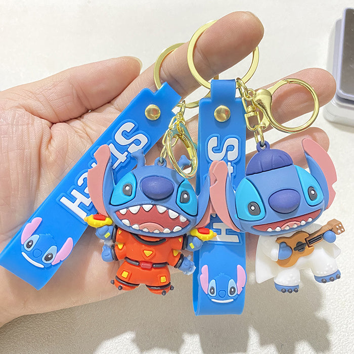 Wholesale Creative Multi-hand Dress Key Chain Cute Forest Hula Skirt Key Chain Small Gift