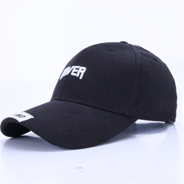 Wholesale Fashionable embroidered letter baseball cap, summer sun shading duckbill cap