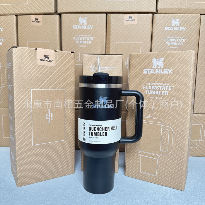 Wholesale 40oz giant straw cup,  car-friendly stainless steel large capacity ice bullies cup