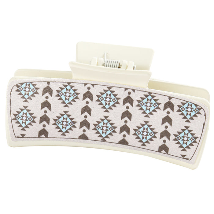 Wholesale ten white square simple all-match Hair Clips