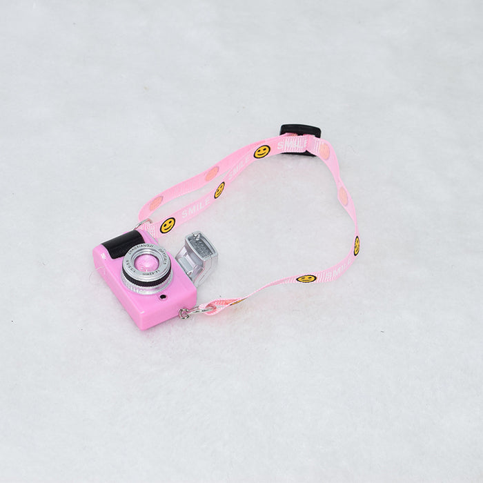 Wholesale Doll Cute  Camera Pendant Flash Toy Accessories Adjustable Baby Doll Camera Pendant