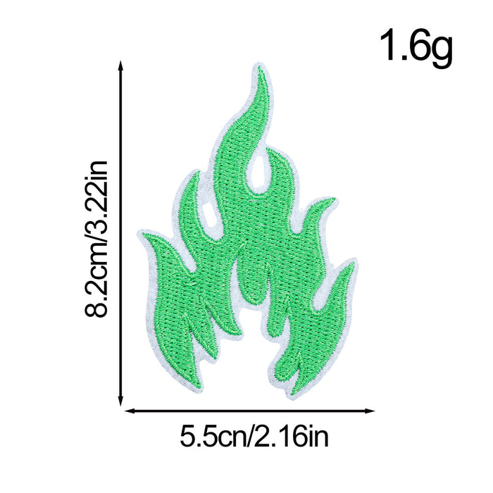 Wholesale Flame Embroidery Cloth DIY Patches