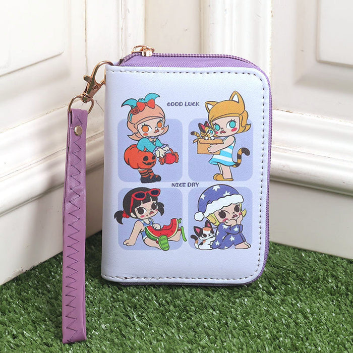 Wholesale Cartoon Animation Surrounding  with Card Storage Bag for Boys and Girls Portable Coin Purse