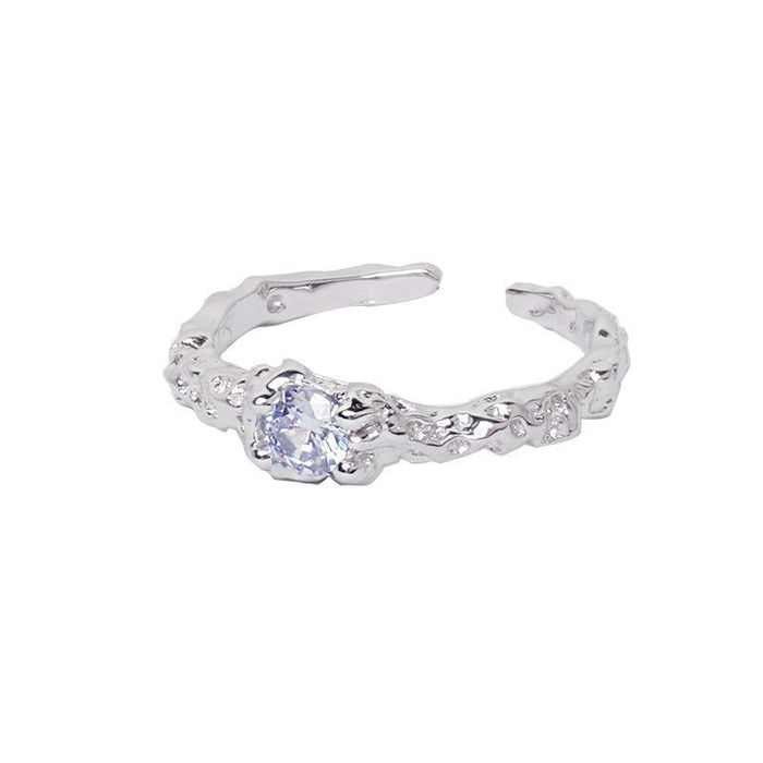 Wholesale Design sense: high-end ring, fashionable personality, niche, light luxury ring, open mouth