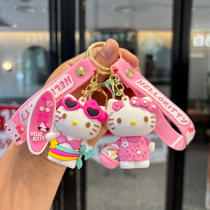 Wholesale Cat keychain ornament cartoon doll