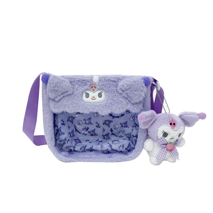 Wholesale Cute Transparent PVC Children' s Bag Plush Toy Cartoon Bag  Doll Crossbody Bag