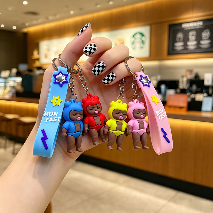 Wholesale 2pcs Cartoon Cute Doll Keychain Accessories Pendant