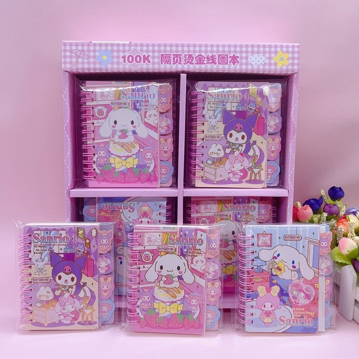 Wholesale 24pcs Cute Spiral Notebook Cartoon Portable Pocket Notebook