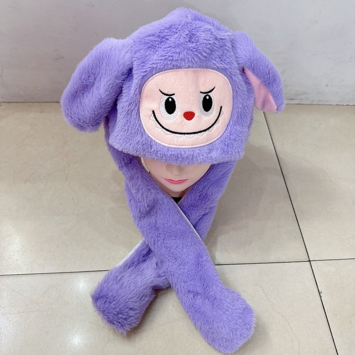 Wholesale Moving hat with light plush airbag hat that moves when you pinch the ears