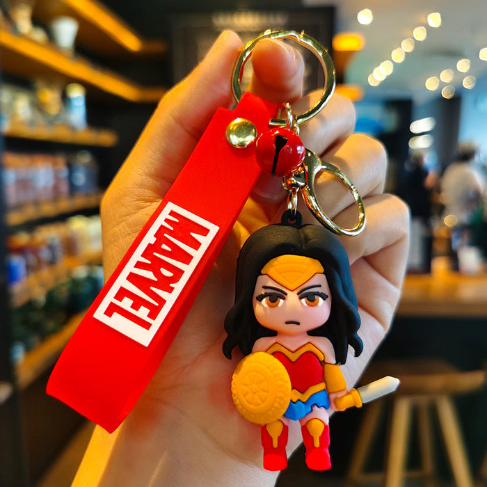 Wholesale Cartoon Doll Silicone Keychain JDC-KC-Tingm227