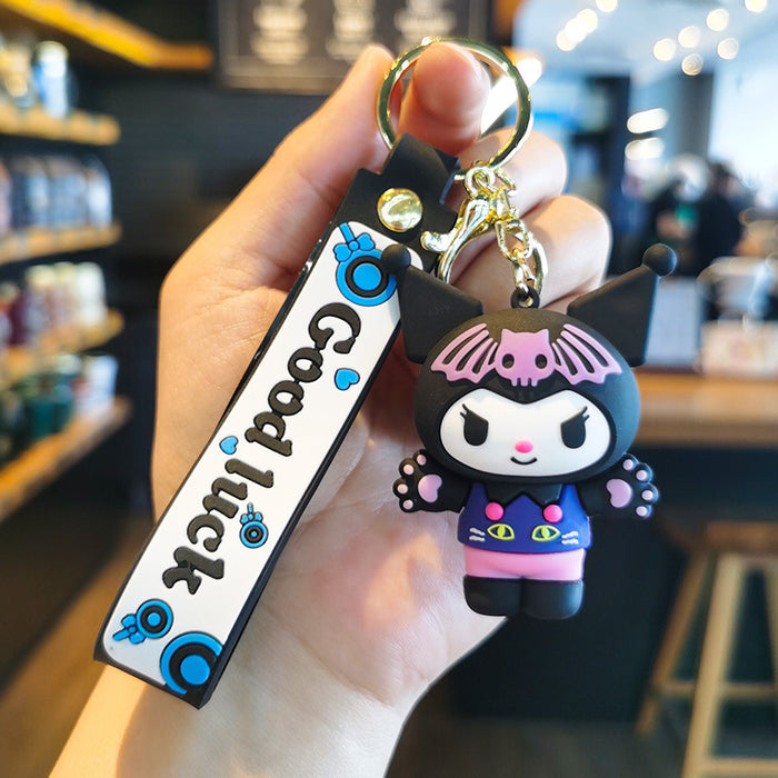 Wholesale Cartoon Doll Silicone Keychain JDC-KC-Tingm206