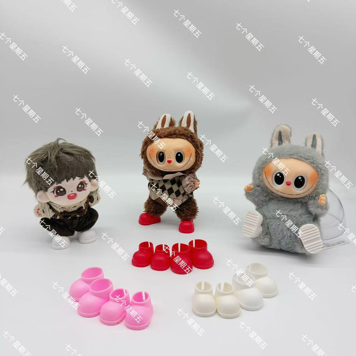 Wholesale Standing 17cm10cm cotton doll  cloth key chain pendant doll change shoes boots accessories