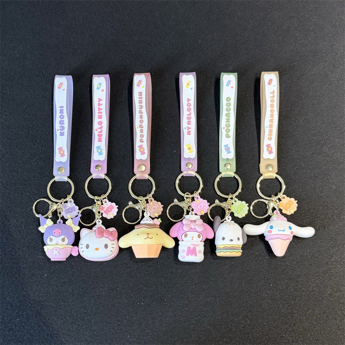 Wholesale Cartoon Silicone Doll Keychain JDC-KC-HaoXi028