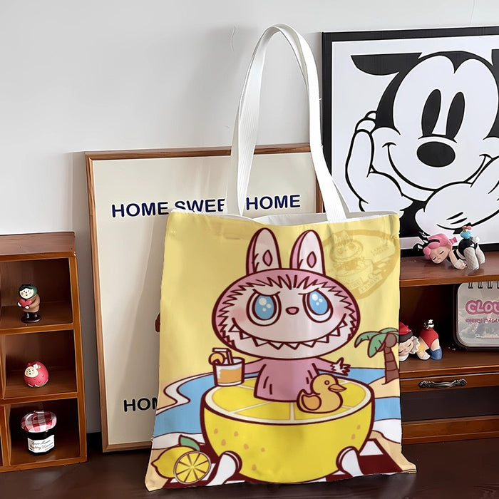 Wholesale Customized Canvas Bag Versatile Single Shoulder Bag Large Capacity Student Handbag Canvas Bag