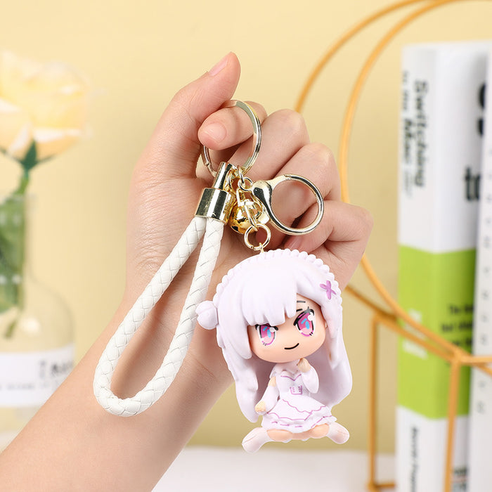 Wholesale Cute Cartoon Doll Keychain Pendant Backpack Hanging Accessories Keychain