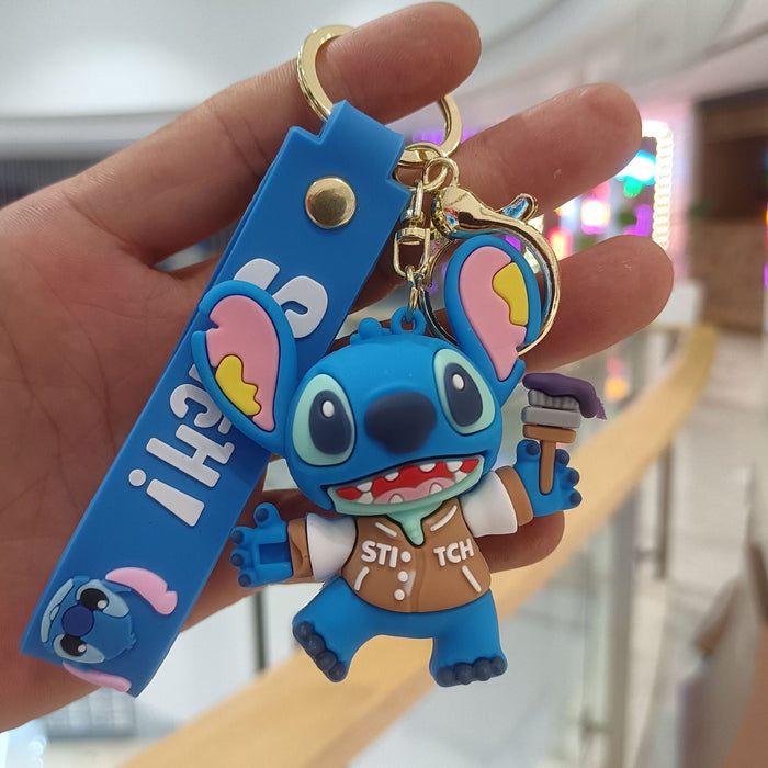 Wholesale Cartoon Silicone Anime Keychain JDC-KC-YiChang028