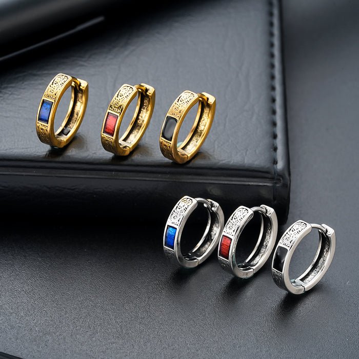 Wholesale Minimalist Drip Glue Earrings, Light Luxury, Versatile, Commuter Earrings, Personalized Temperament, Earrings, Niche, Minimalist Earrings