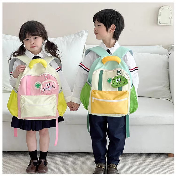 Wholesale Medium and Large small size Kindergarten Backpack Nylon Lightweight Schoolbag Boys' Universal Bag Clove Style Children's Bag