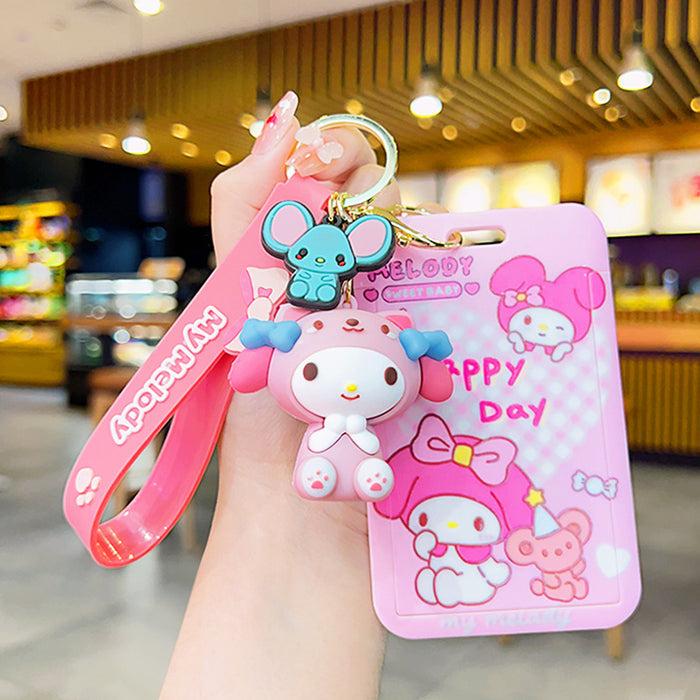 Wholesale Student Campus Meal Card Bus Card Access Card Protective Cover ID Card Cartoon Keychain Pendant Small Gift JDC-KC-YD090