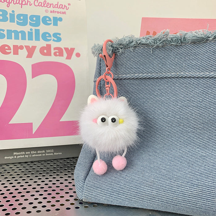 Wholesale Plush pendant, keychain, cute cartoon bag, backpack, hanging decoration, gift