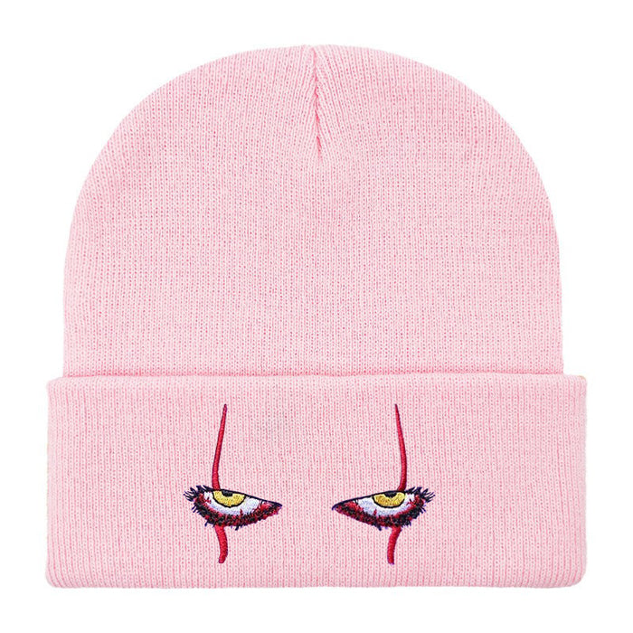 Wholesale Eye Embroidery Knitted Beanie JDC-FH-Shengn014