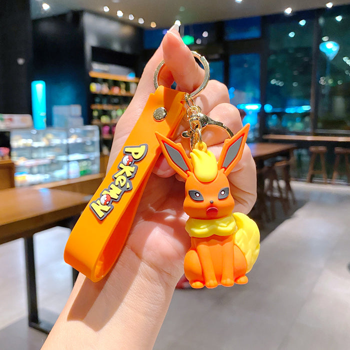 Wholesale Creative keychain cartoon figurine car keychain couple bag pendant