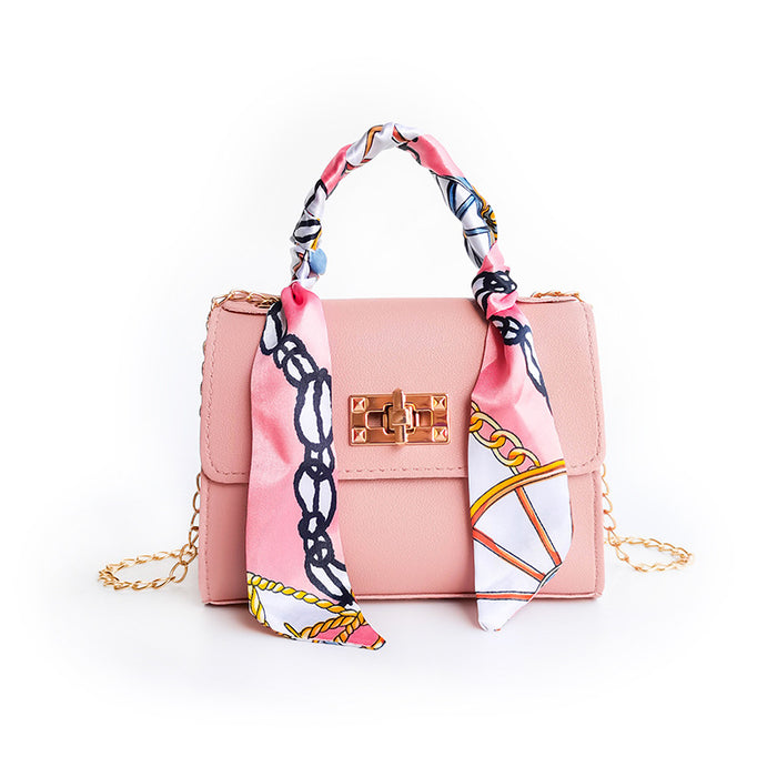 Wholesale Bags Fashionable Women's Handbags Niche Designs Scarves Mini Chain Bags Single Shoulder Crossbody Bags JDC-SD-JF002