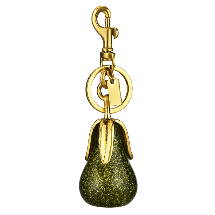 Wholesale Gilded pear-shaped couple keychains symbolizing eternal love
