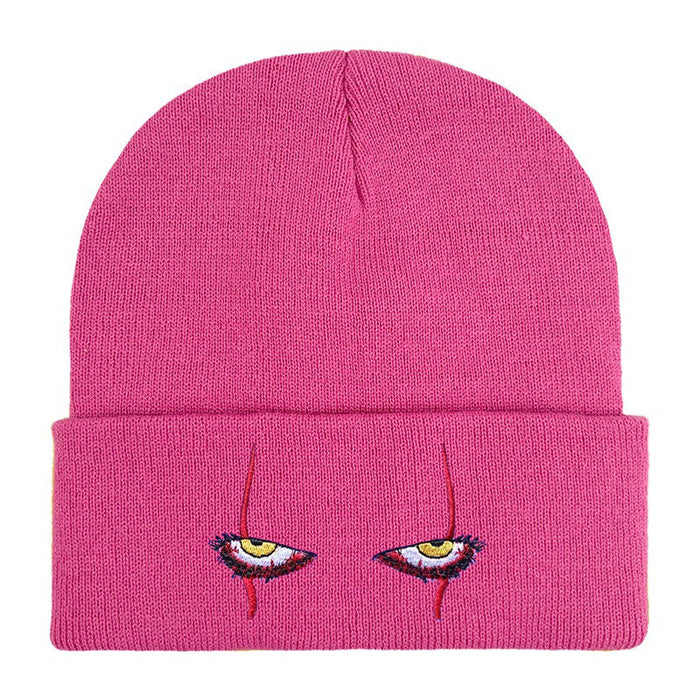 Wholesale Eye Embroidery Knitted Beanie JDC-FH-Shengn014