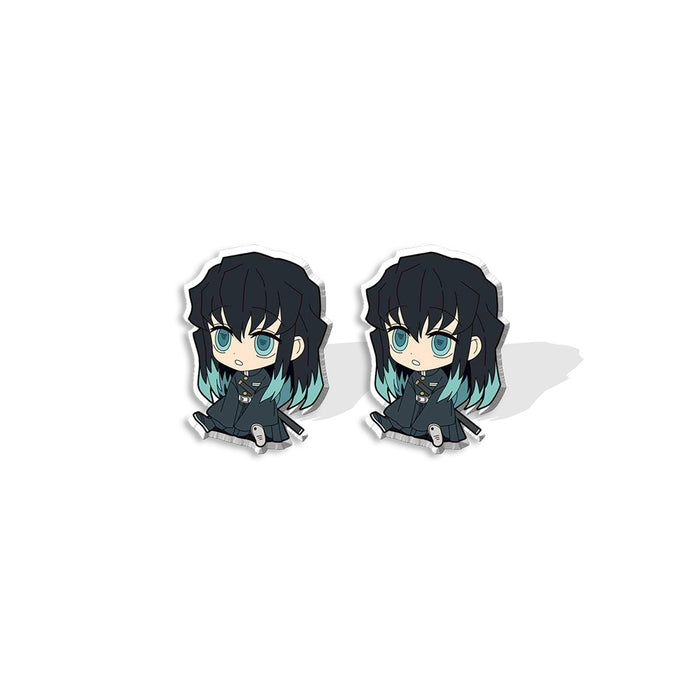 Wholesale  Animation Secondary Acrylic Earrings Animation Heat Shrinkable DIY Handmade Resin Earrings