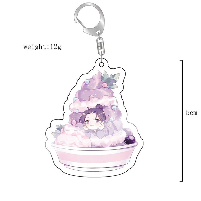Wholesale Anime peripheral acrylic keychain pendant