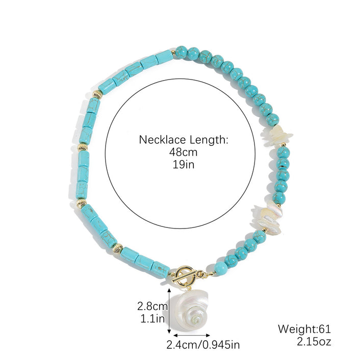 Wholesale Turquoise Bohemian Ethnic Style Necklace