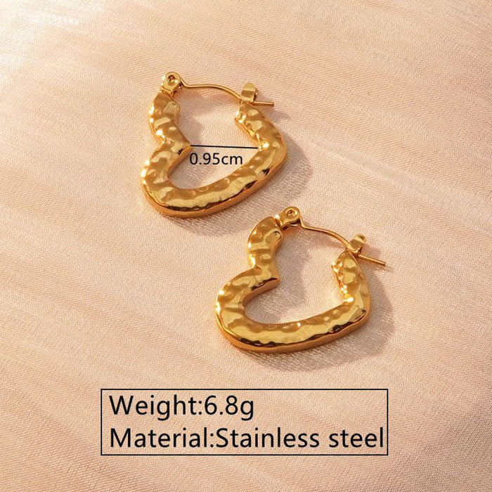 Wholesale Stainless Steel Solid Earrings JDC-ES-JW013