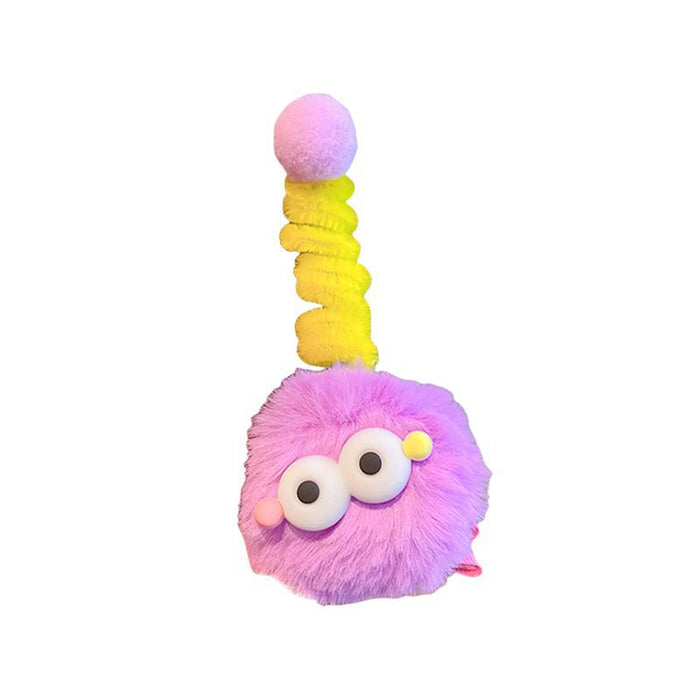 Wholesale Cute Coal Ball Twisting Rod Hair Clip Antenna Hair Clip Cartoon Funny Hair Accessories