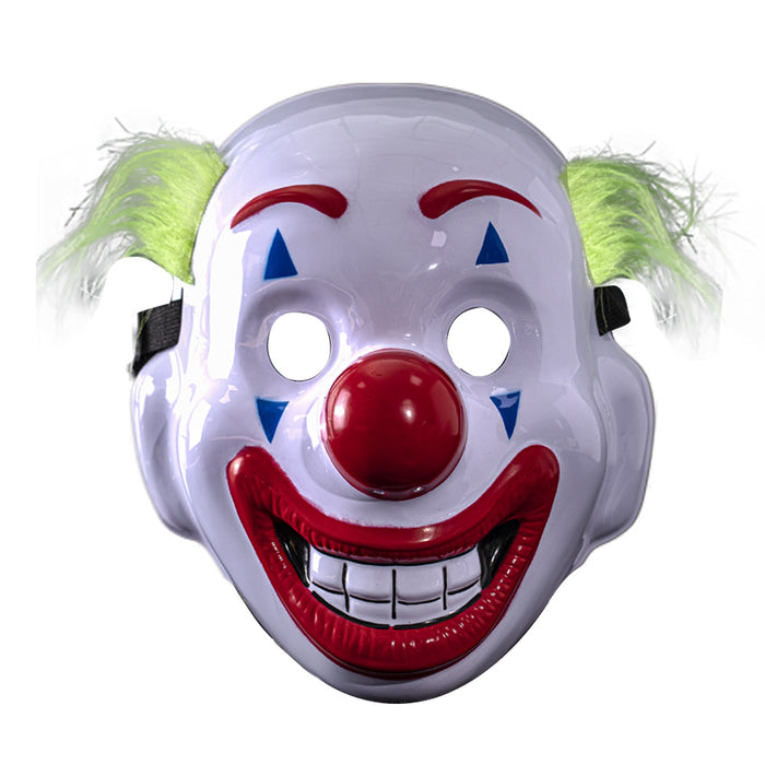 Wholesale Green-Haired Clown Mask Full Face Party Dc Film and Television Props Plastic Makeup Party Mask