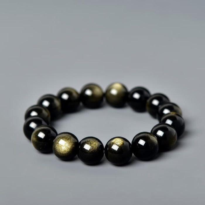 Wholesale Natural gold obsidian bracelet bracelet, couple bracelet