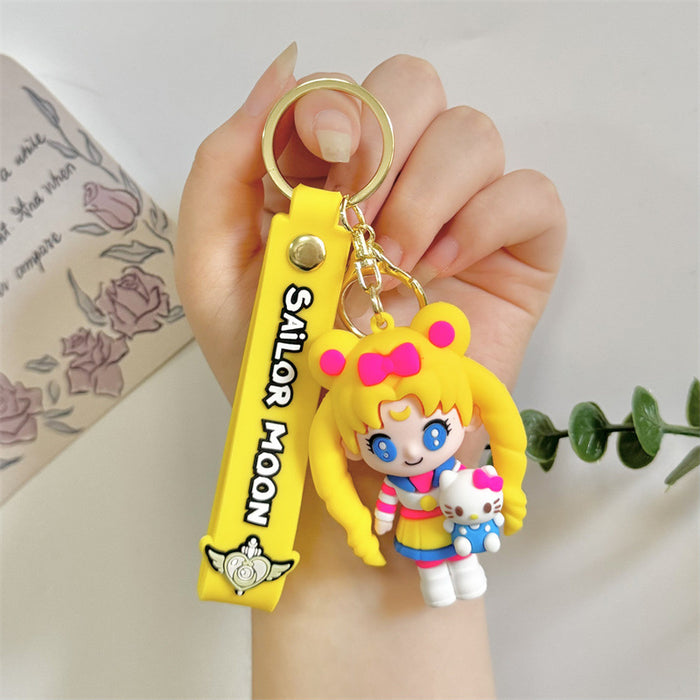 Wholesale Cartoon Silicone Doll Keychain JDC-KC-HaoXi018