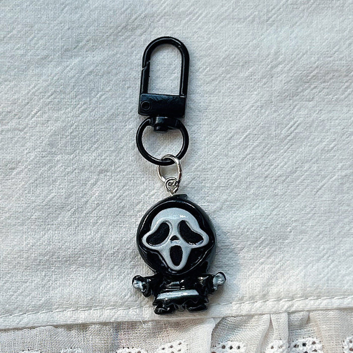 Wholesale Halloween Ghost Skeleton Keychain Cute Gift for Students MOQ≥2