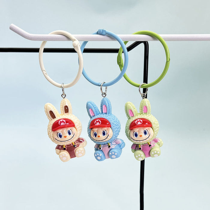 Wholesale Cute cartoon pendant doll small accessory keychain Mobile phone case decoration